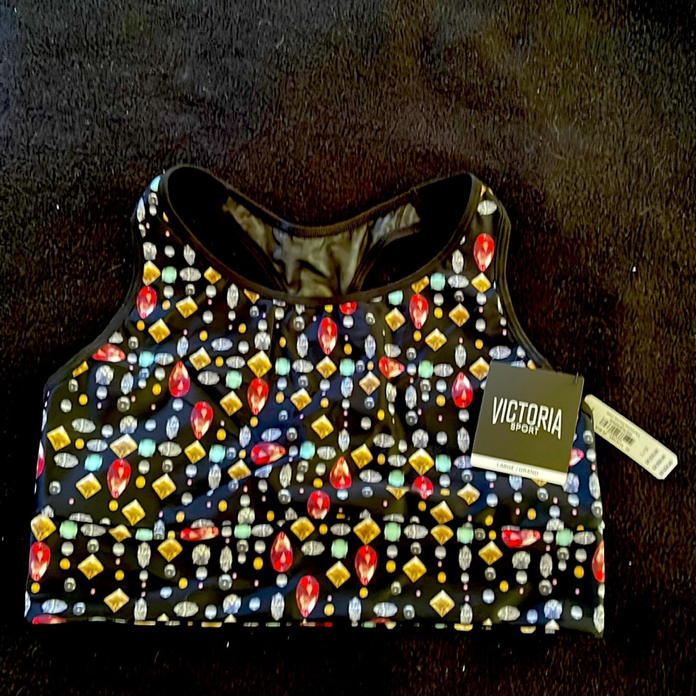 NWT VS Sport - jewel pattern sports bra